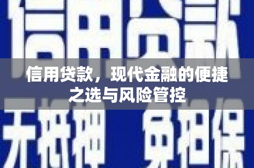 临湘信用贷款，现代金融的便捷之选与风险管控