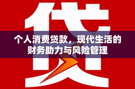 临湘个人消费贷款,现代生活的财务助力与风险管理 临湘个人消费贷款,现代生活的财务助力与风险管理