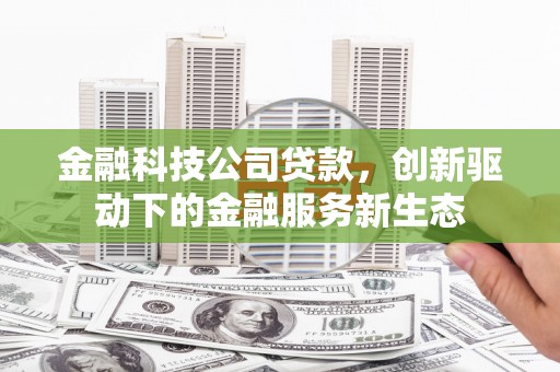 临湘金融科技公司贷款，创新驱动下的金融服务新生态