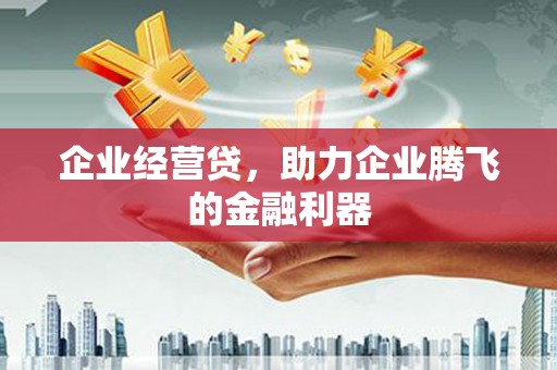 临湘企业经营贷，助力企业腾飞的金融利器