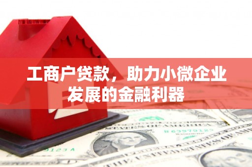临湘工商户贷款，助力小微企业发展的金融利器