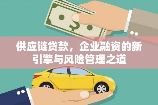 临湘供应链贷款，企业融资的新引擎与风险管理之道