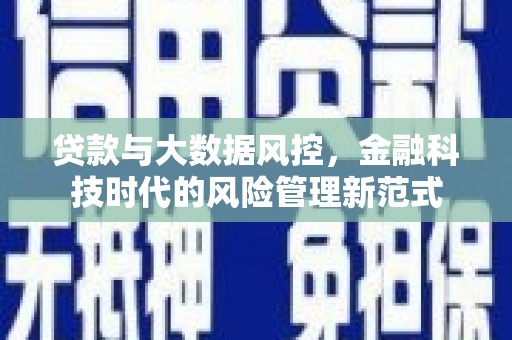 临湘贷款与大数据风控，金融科技时代的风险管理新范式