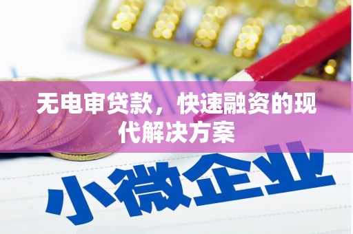 临湘无电审贷款，快速融资的现代解决方案