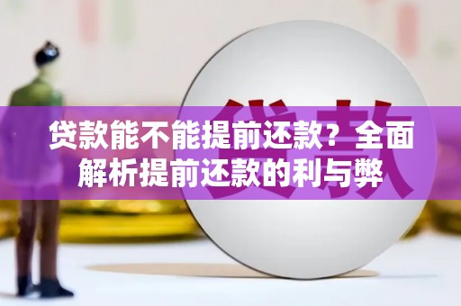 临湘贷款能不能提前还款？全面解析提前还款的利与弊