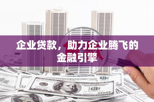 临湘企业贷款，助力企业腾飞的金融引擎