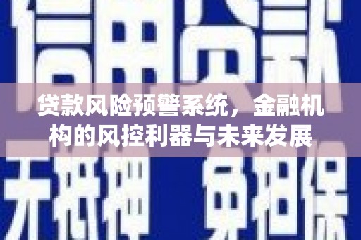 临湘贷款风险预警系统，金融机构的风控利器与未来发展