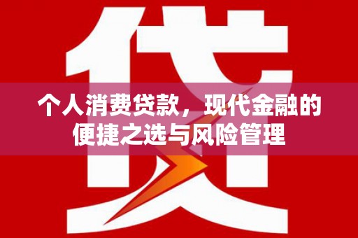 临湘个人消费贷款，现代金融的便捷之选与风险管理