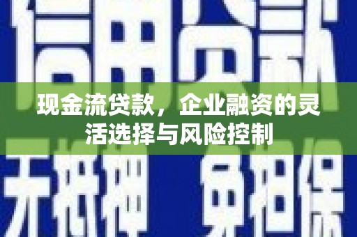 临湘现金流贷款，企业融资的灵活选择与风险控制