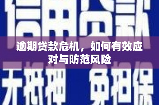 临湘逾期贷款危机，如何有效应对与防范风险
