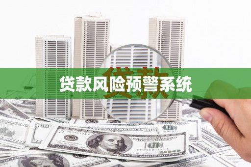 临湘贷款风险预警系统