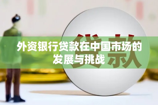 临湘外资银行贷款在中国市场的发展与挑战