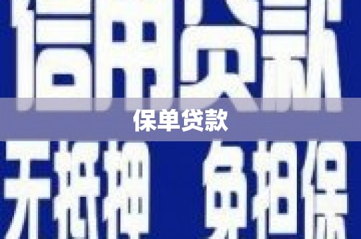 临湘保单贷款