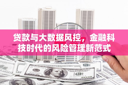 临湘贷款与大数据风控，金融科技时代的风险管理新范式