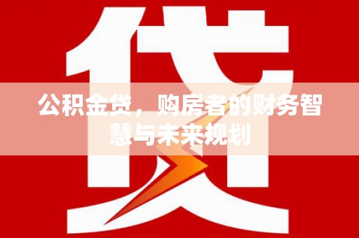 临湘公积金贷，购房者的财务智慧与未来规划