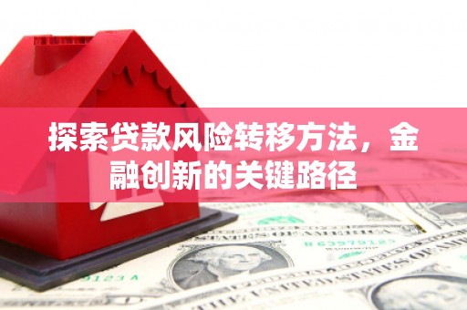 临湘探索贷款风险转移方法，金融创新的关键路径