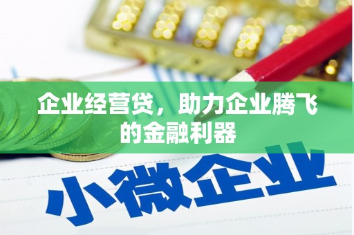 临湘企业经营贷，助力企业腾飞的金融利器