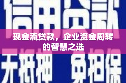 临湘现金流贷款，企业资金周转的智慧之选