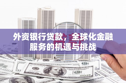 临湘外资银行贷款，全球化金融服务的机遇与挑战