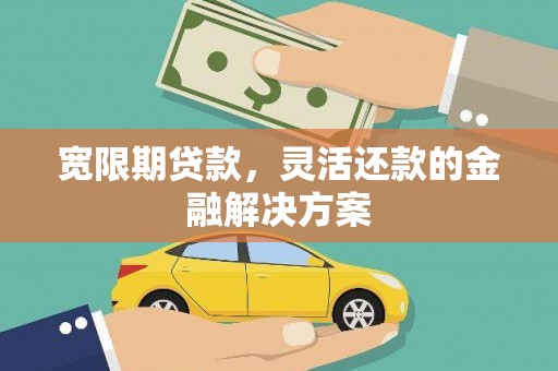 临湘宽限期贷款，灵活还款的金融解决方案