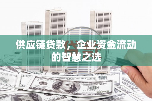 临湘供应链贷款，企业资金流动的智慧之选
