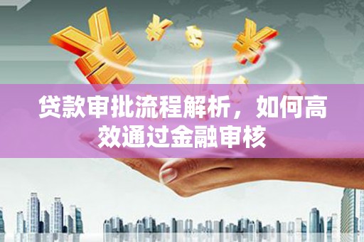 临湘贷款审批流程解析，如何高效通过金融审核