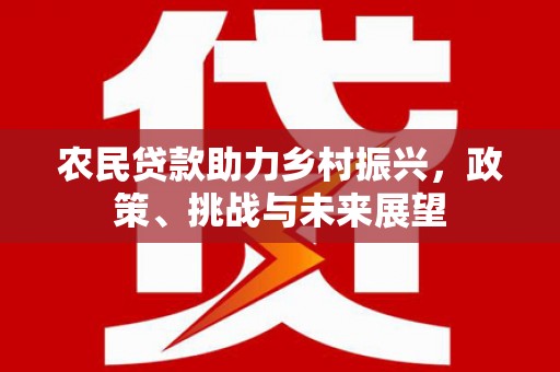 临湘农民贷款助力乡村振兴，政策、挑战与未来展望