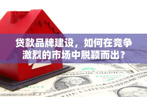 临湘贷款品牌建设，如何在竞争激烈的市场中脱颖而出？