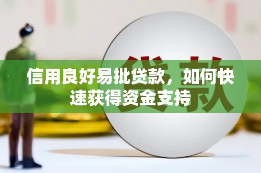 临湘信用良好易批贷款，如何快速获得资金支持