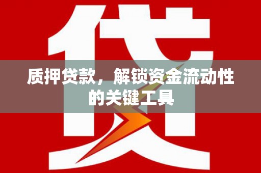 临湘质押贷款，解锁资金流动性的关键工具
