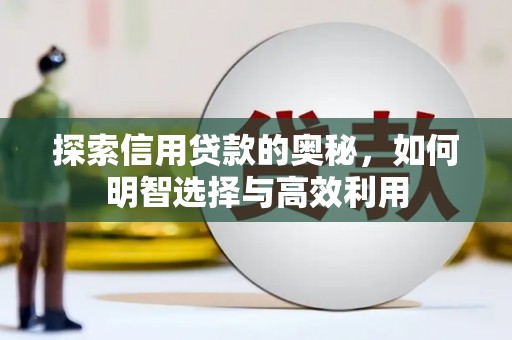 临湘探索信用贷款的奥秘，如何明智选择与高效利用