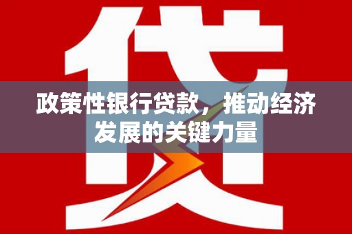 临湘政策性银行贷款，推动经济发展的关键力量