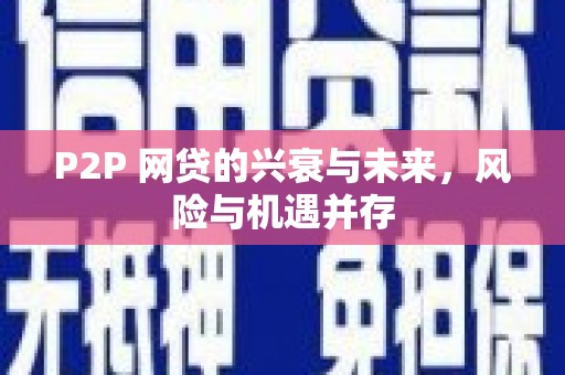 临湘P2P 网贷的兴衰与未来，风险与机遇并存