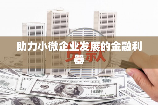 临湘助力小微企业发展的金融利器