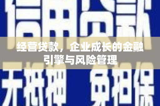临湘经营贷款，企业成长的金融引擎与风险管理